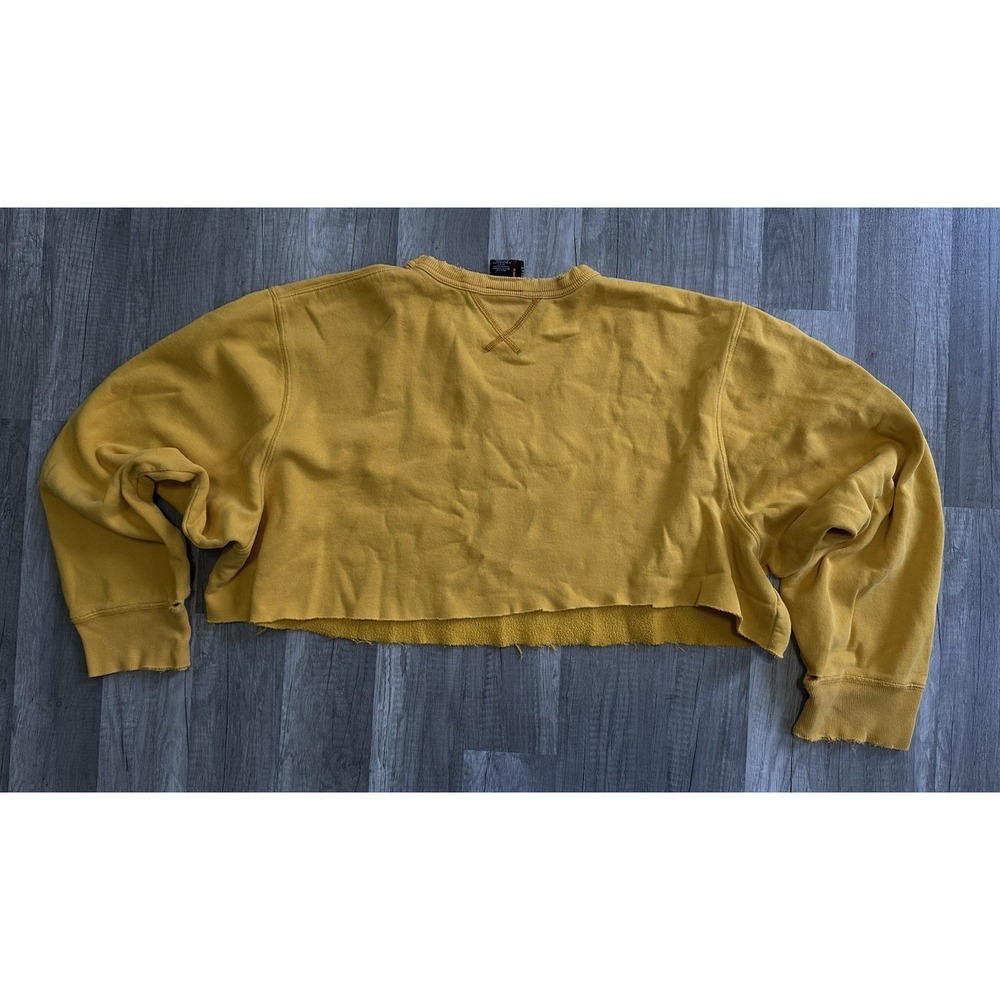 Vintage Ralph Lauren Polo Jeans Co Women's Cropped USA Flag Sweatshirt XX-Large - Picture 14 of 14